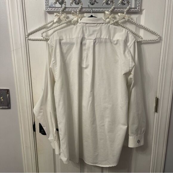 Harley-Davidson Motorcycle White Button Up Shirt - Picture 6 of 7